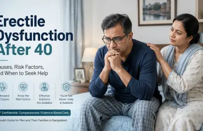 Erectile Dysfunction After 40: Causes, Risk Factors, and When to Seek Help