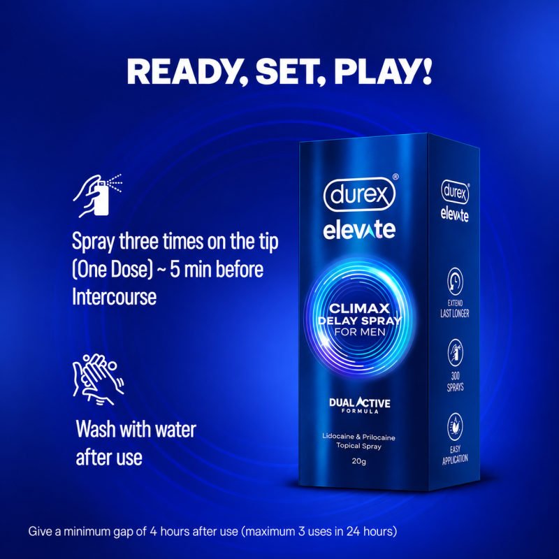 Durex Elevate Climax Delay Spray for Men