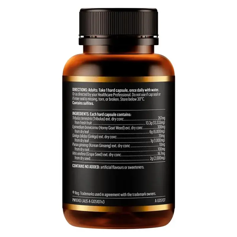 GO Healthy® - Go Man Plus Male Libido Booster & Vitality Supplement for Stamina & Energy