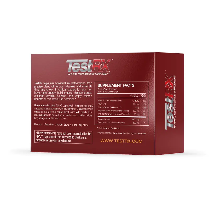 TestRX™ – Natural Testosterone Support Supplement