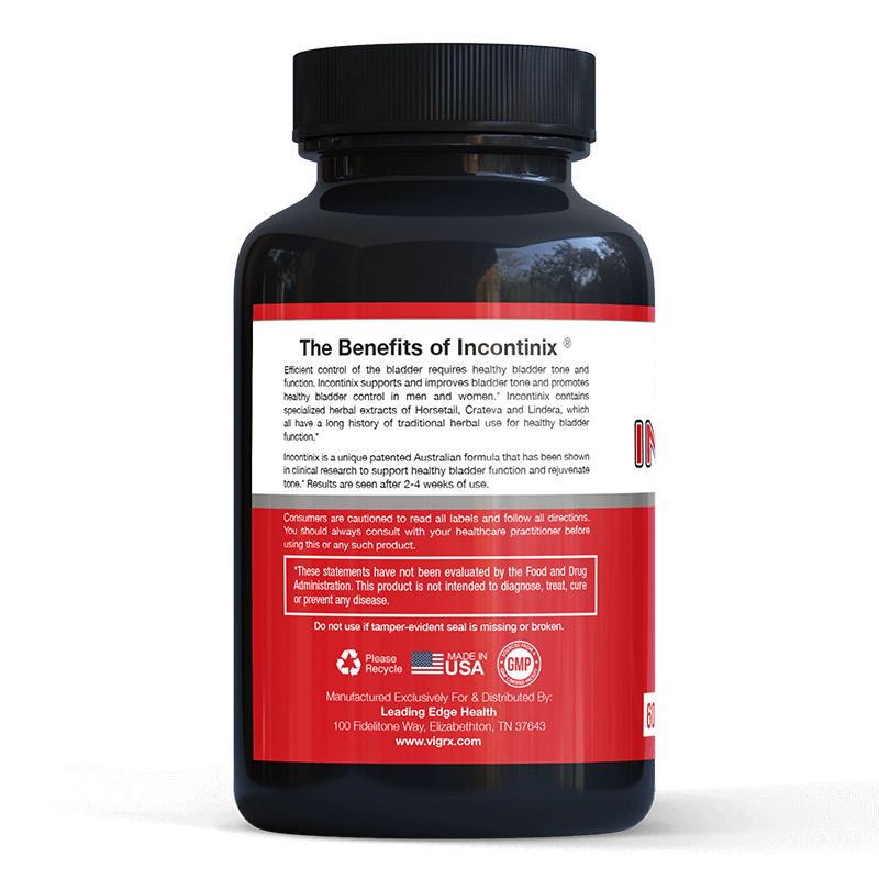 VigRX Incontinix – Natural Bladder Control Support for Men