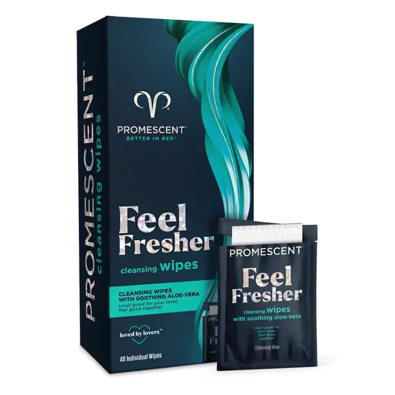 Promescent Intimate Cleansing Wipes for Freshness & Gentle Comfort