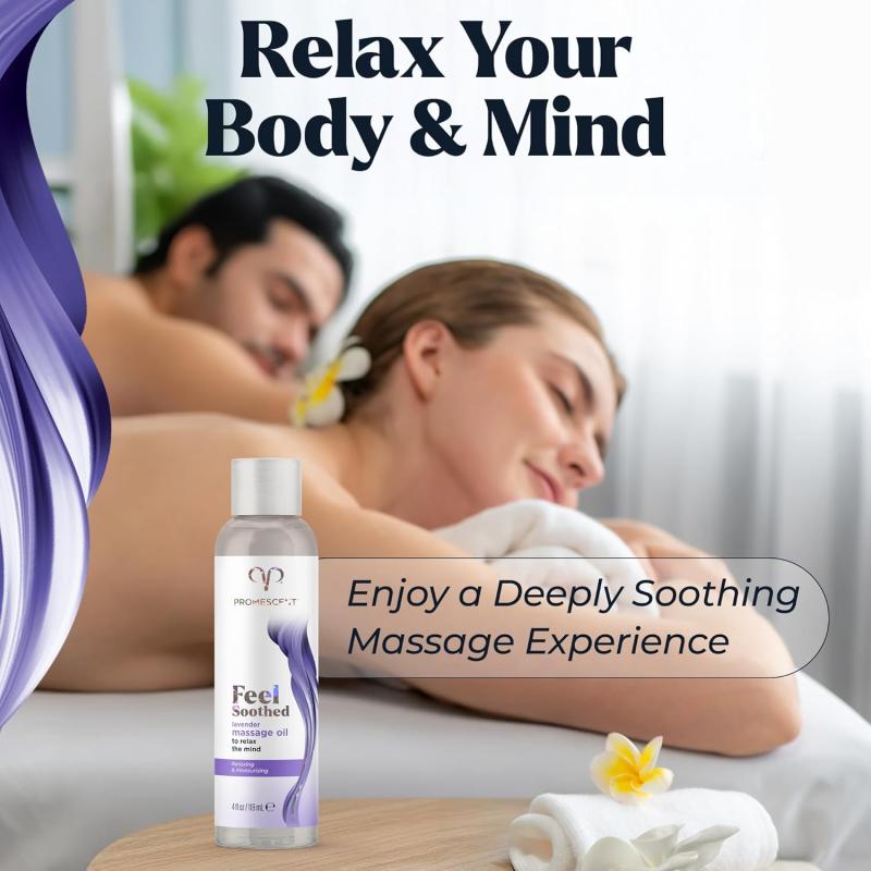 Promescent Lavender Massage Oil - Relaxation & Intimate Comfort