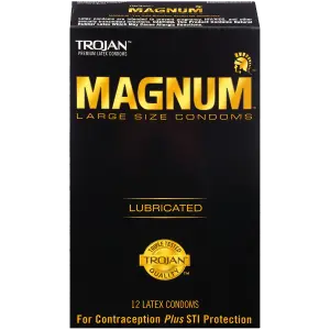 Trojan Magnum Condoms - বড়, নিরাপদ সুরক্ষা ও মসৃণ লুব্রিকেশন