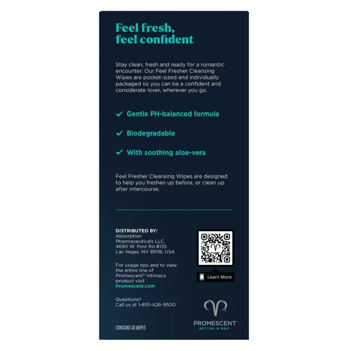 Promescent Before and After Wipes - Intimate Hygiene for Men & Women