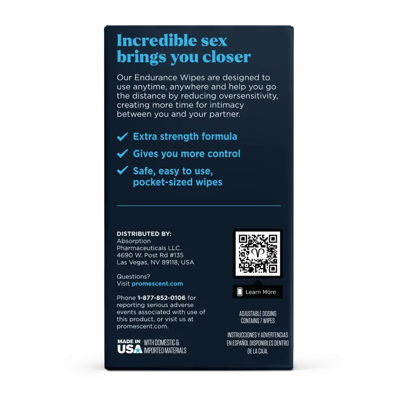 Promescent Delay Wipes – Confidence in Your Pocket