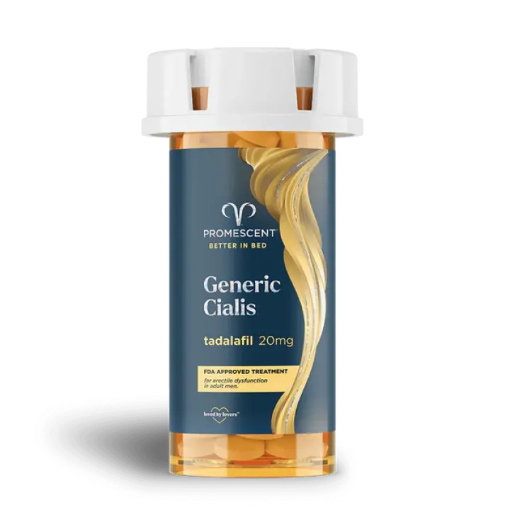 Tadalafil 20mg (Generic Cialis®) – On-Demand ED Treatment