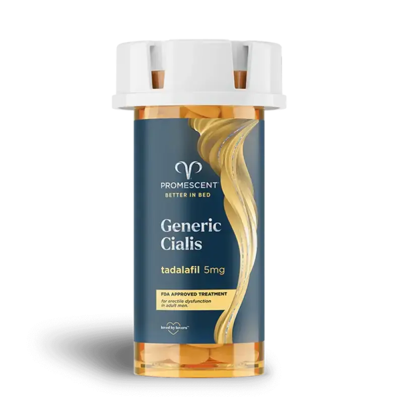 Tadalafil 5mg (Generic Cialis) – Daily ED & BPH Treatment (Prescription required)